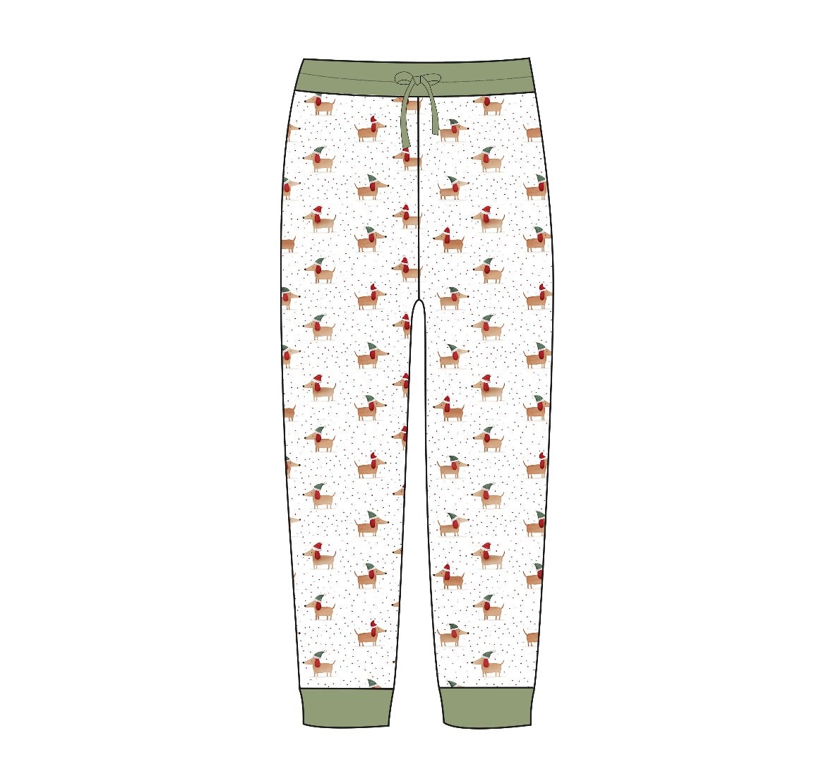 Dachshund’s Christmas Mama Jogger Pant
