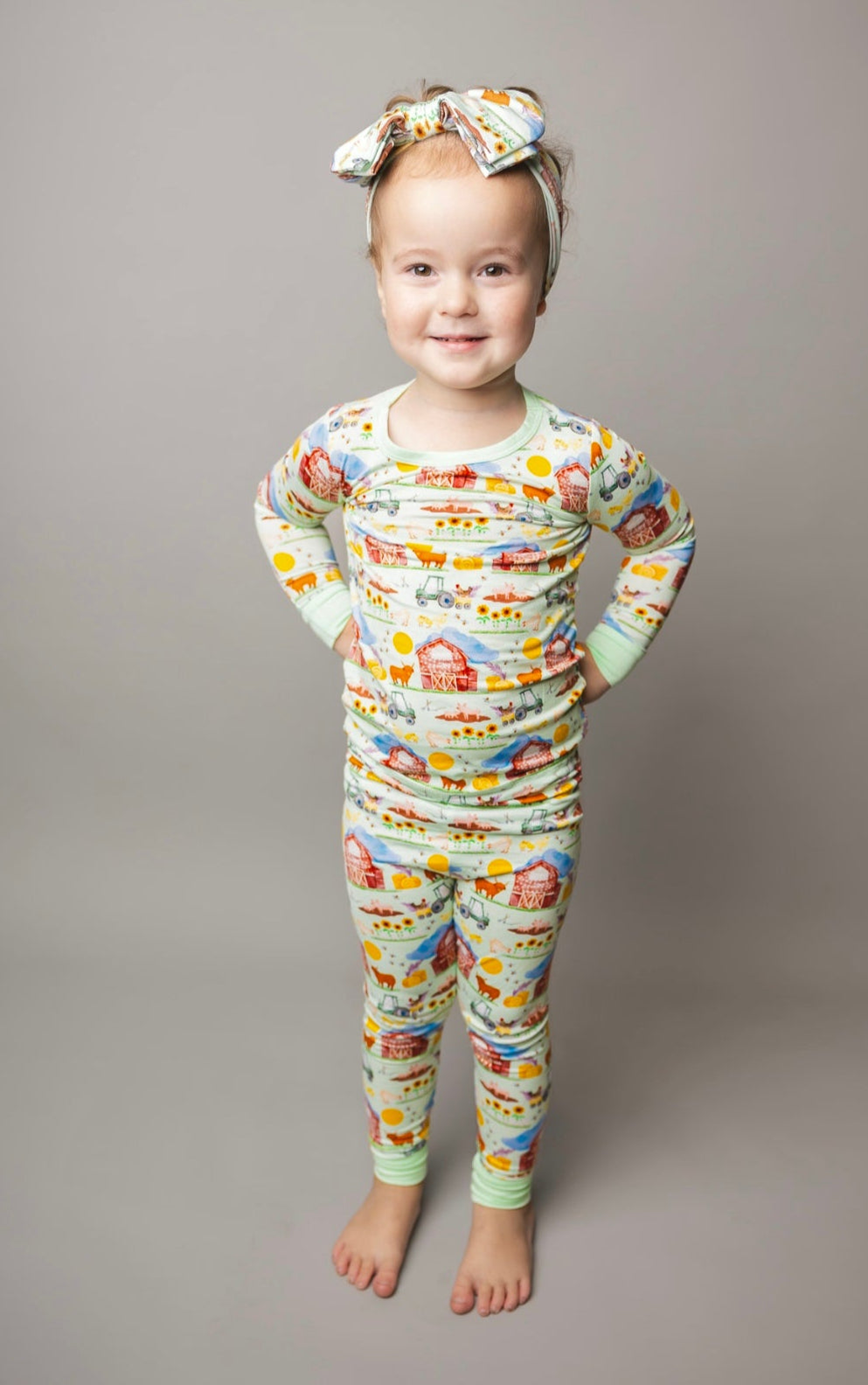 Farmer Two Piece PJ Set
