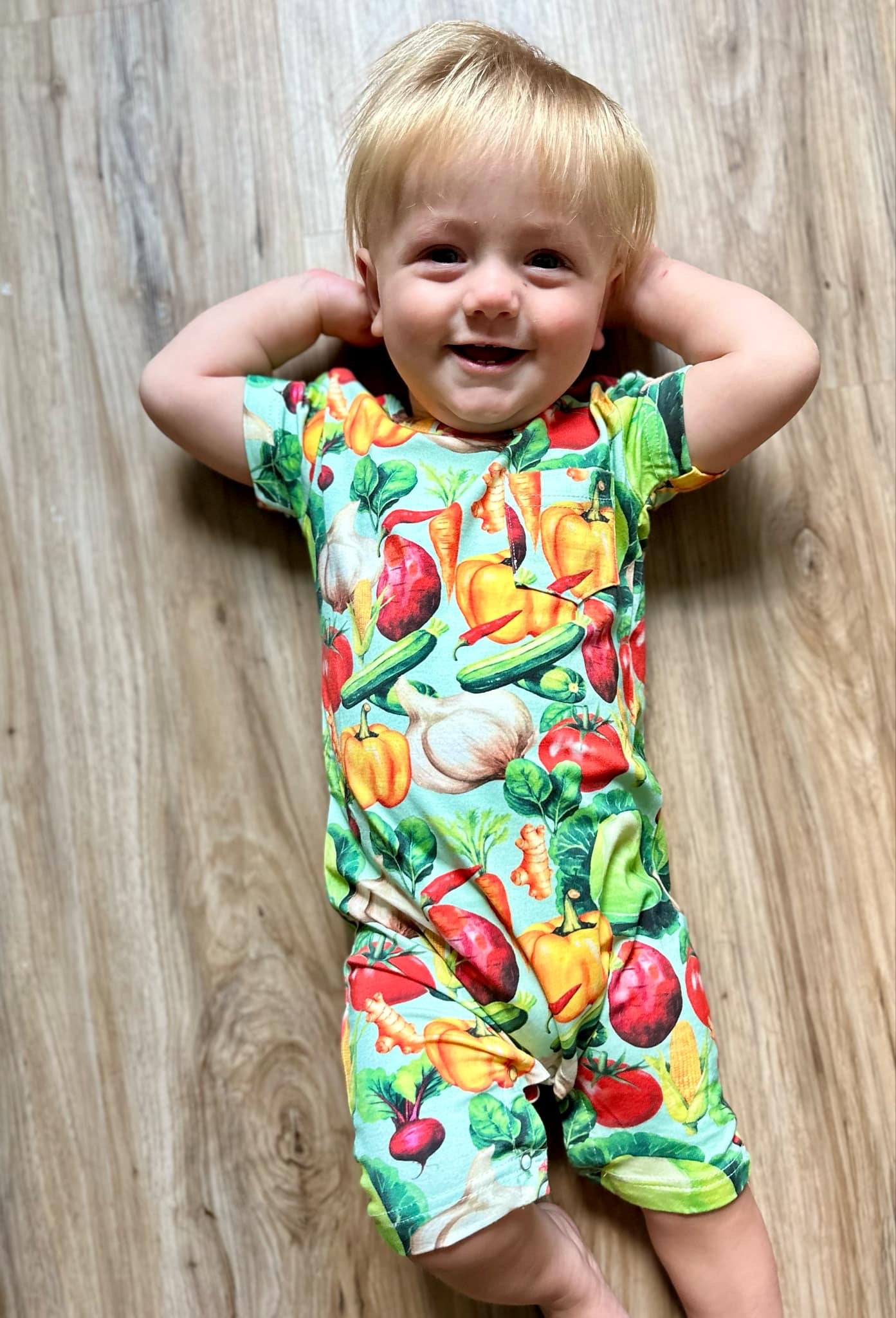 Veggie romper short sleeve