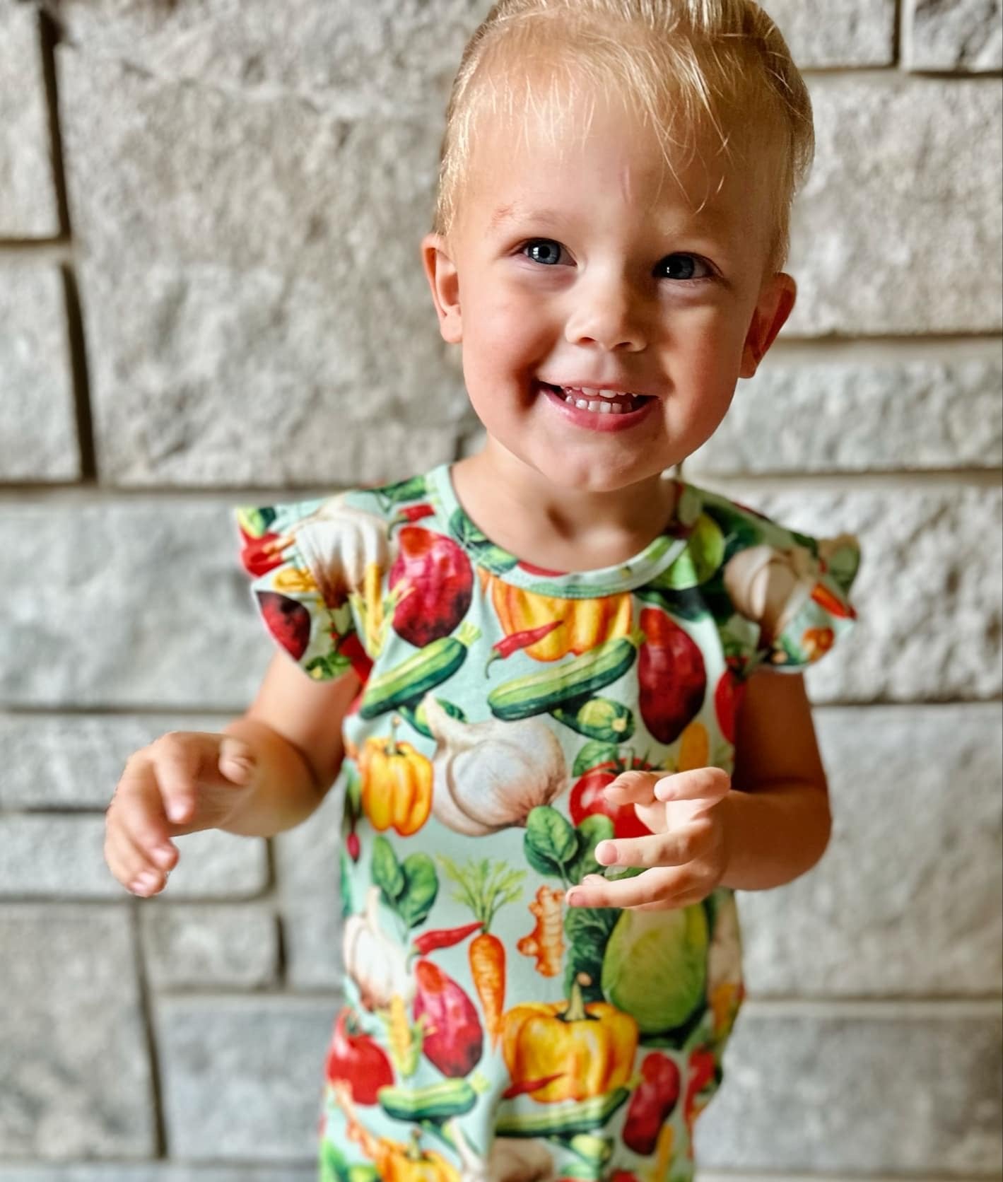 Veggie romper short sleeve