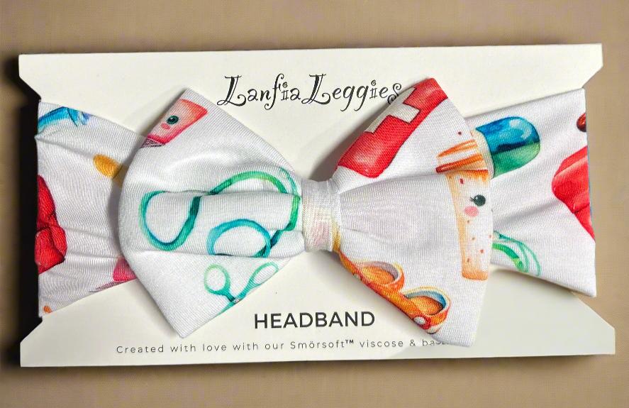 Healthcare Hero Headband bow
