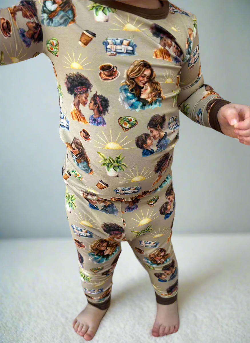 Tired Mom two piece set