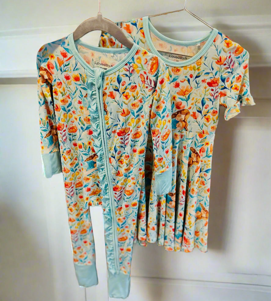 Loved by A Blossoming Mama Ruffle Zip
