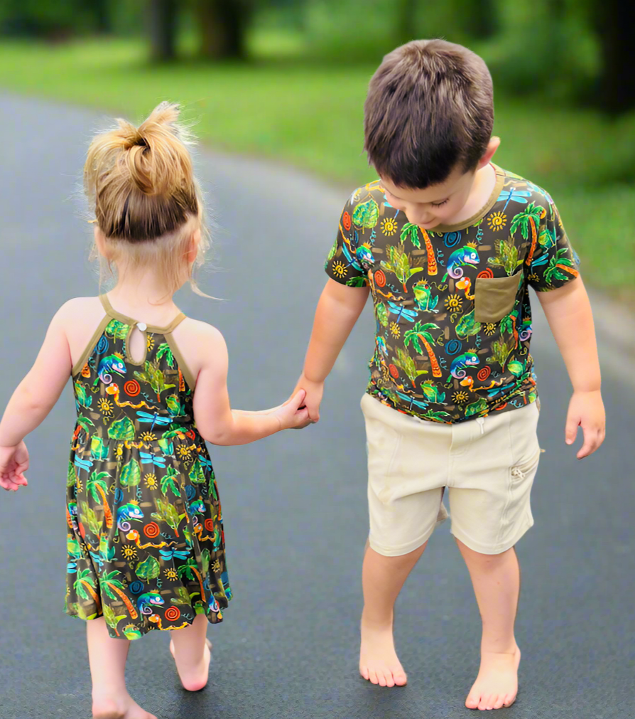Loved by A Royal Jungle Clan *Pocket Tee*
