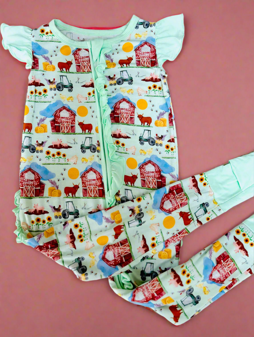 Farmer Ruffle Butt Convertible Zippy