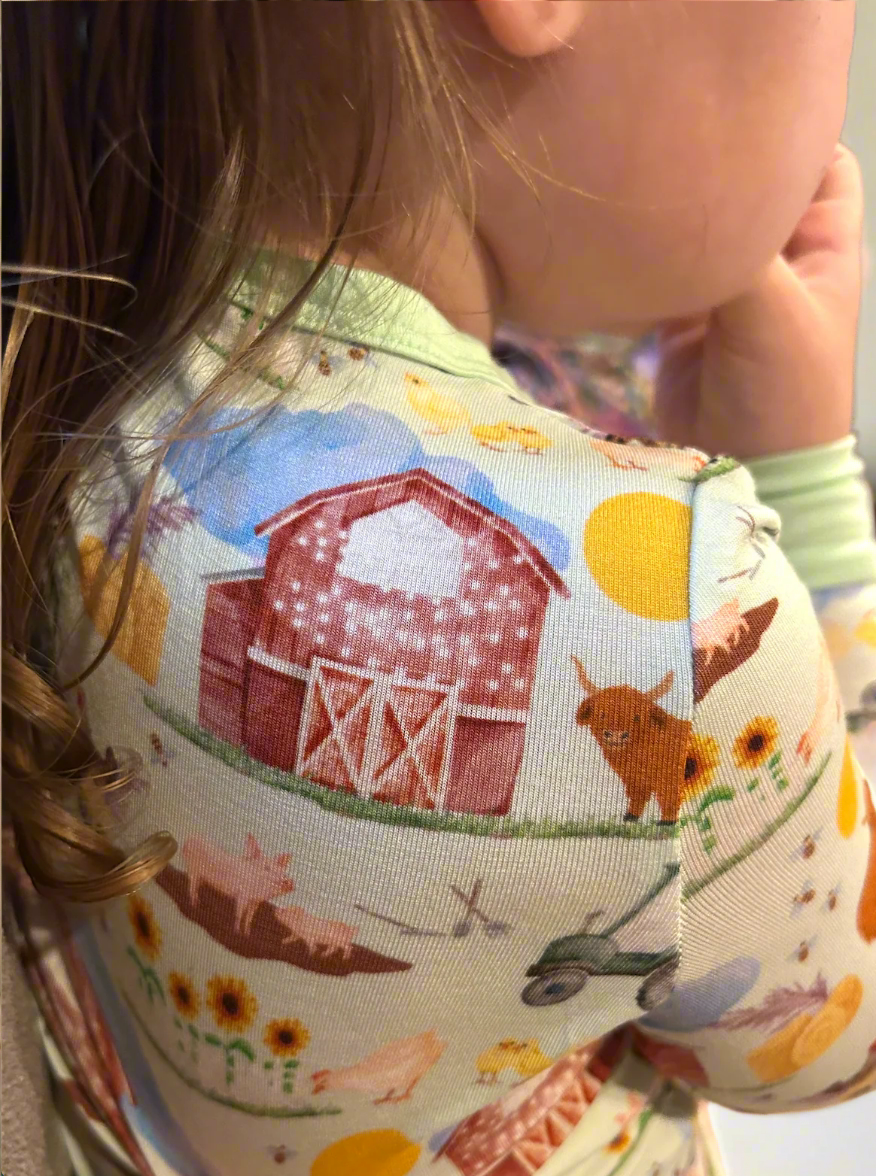 Farmer Two Piece PJ Set