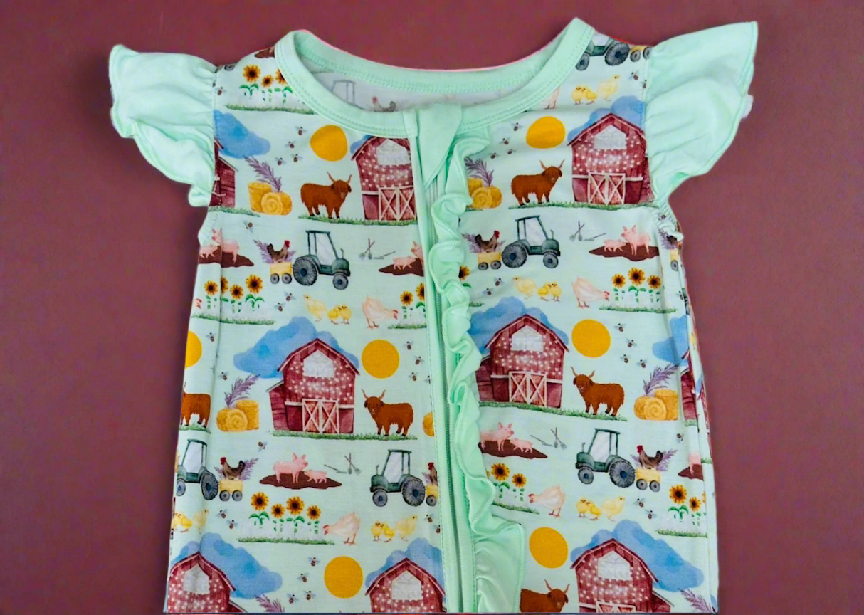 Farmer Ruffle Butt Convertible Zippy