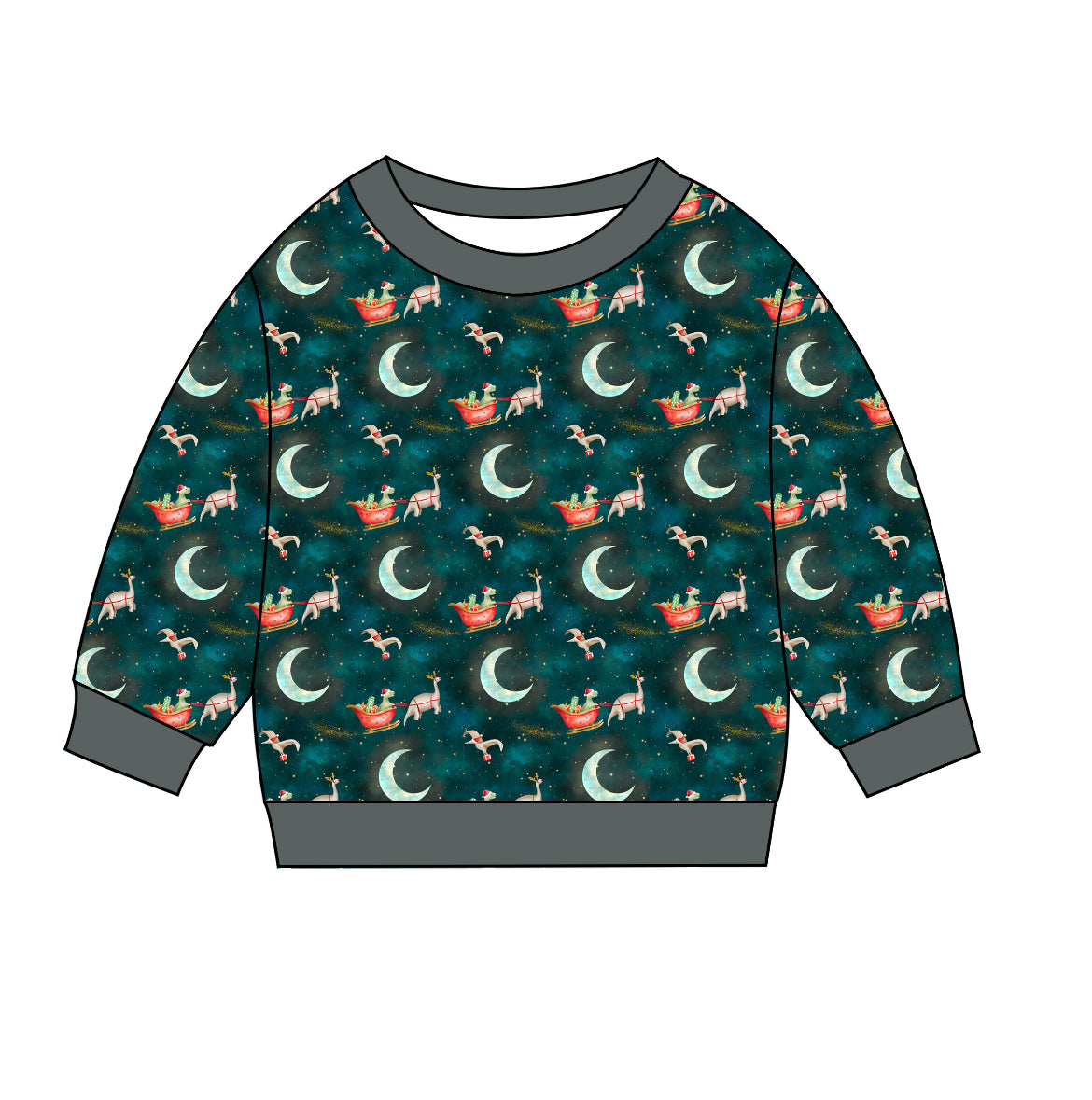 Dino Sled Crewneck (Kids/Adults)