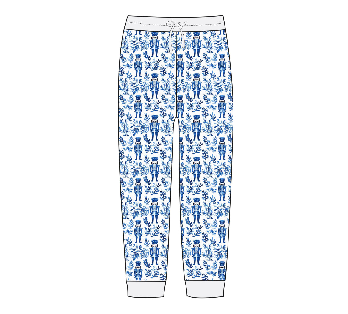 Blue Nutcracker Mama Jogger Pant