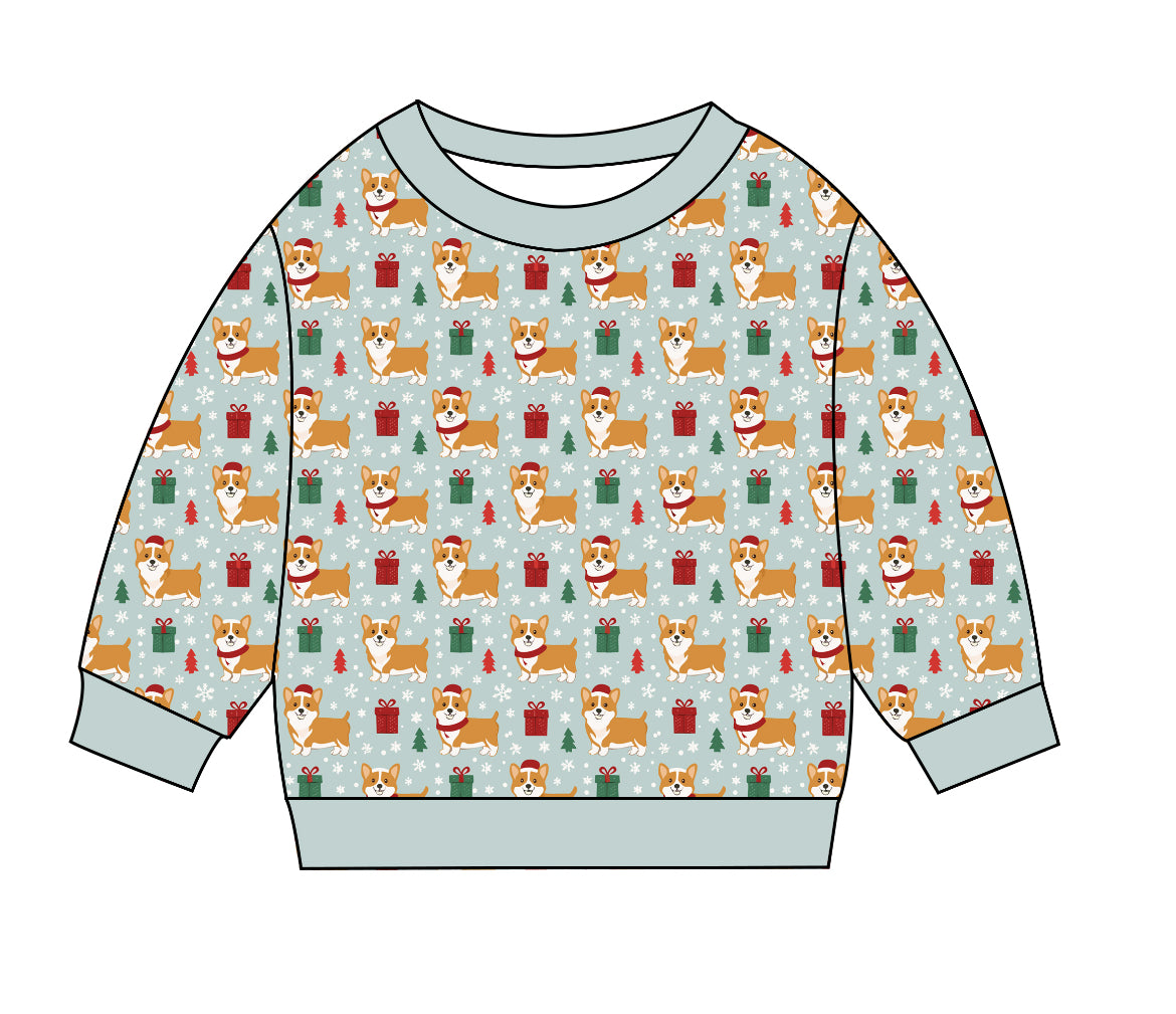 Corgi's Christmas Crewneck (Kids/Adults)