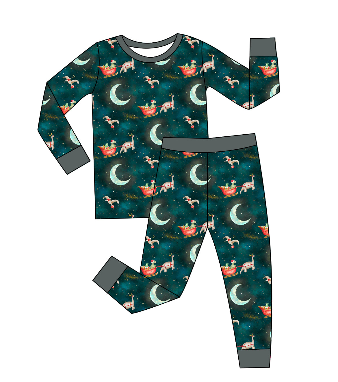 Dino Sled PJ set