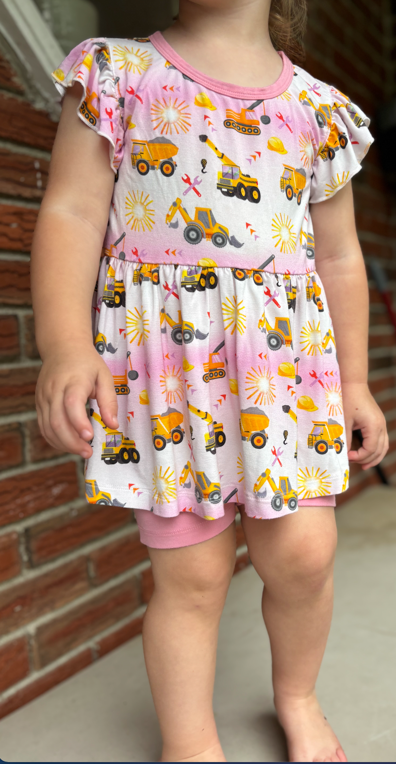 Loved by A Day Crew Peplum Set