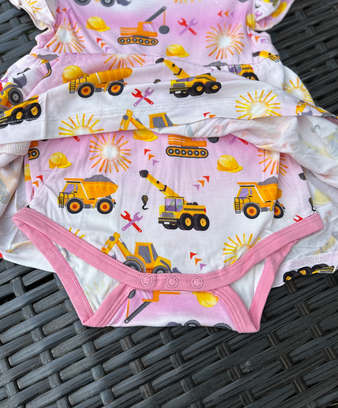 Loved by A Day Crew Bodysuit Twirl