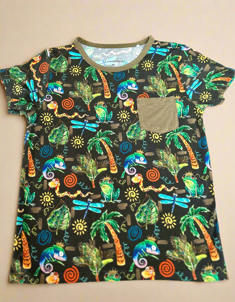 Loved by A Royal Jungle Clan *Pocket Tee*