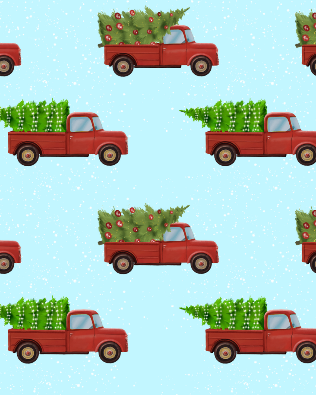 Red Christmas Trucks