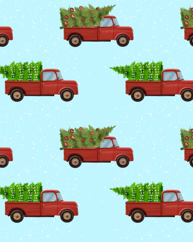 Red Christmas Trucks