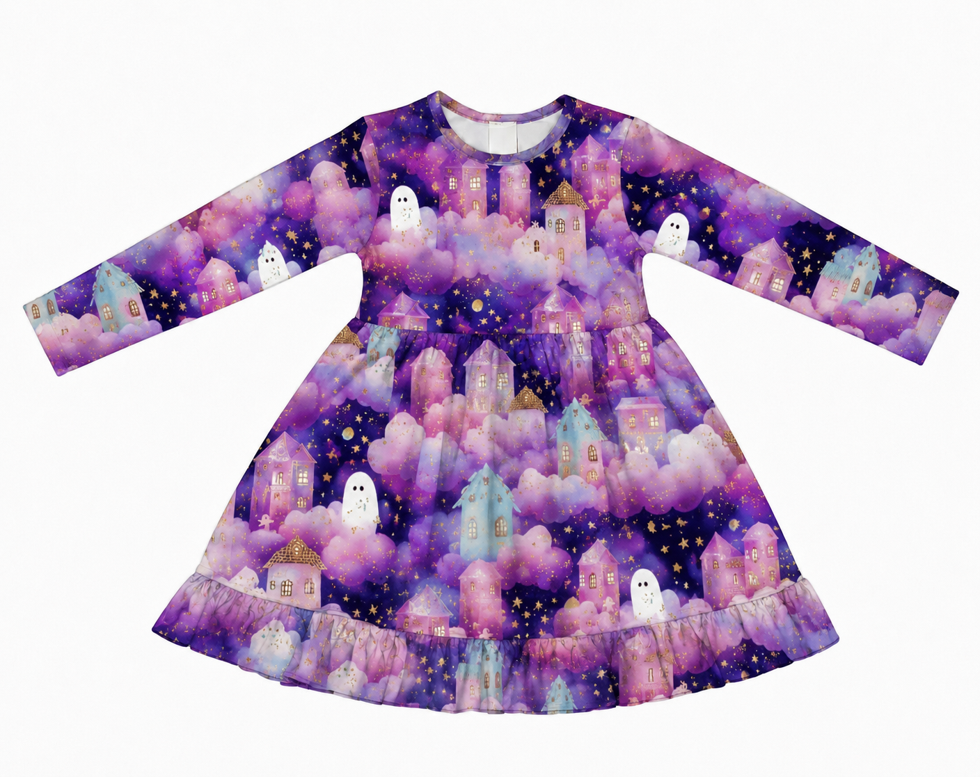 Ghost Castle ruffle dress