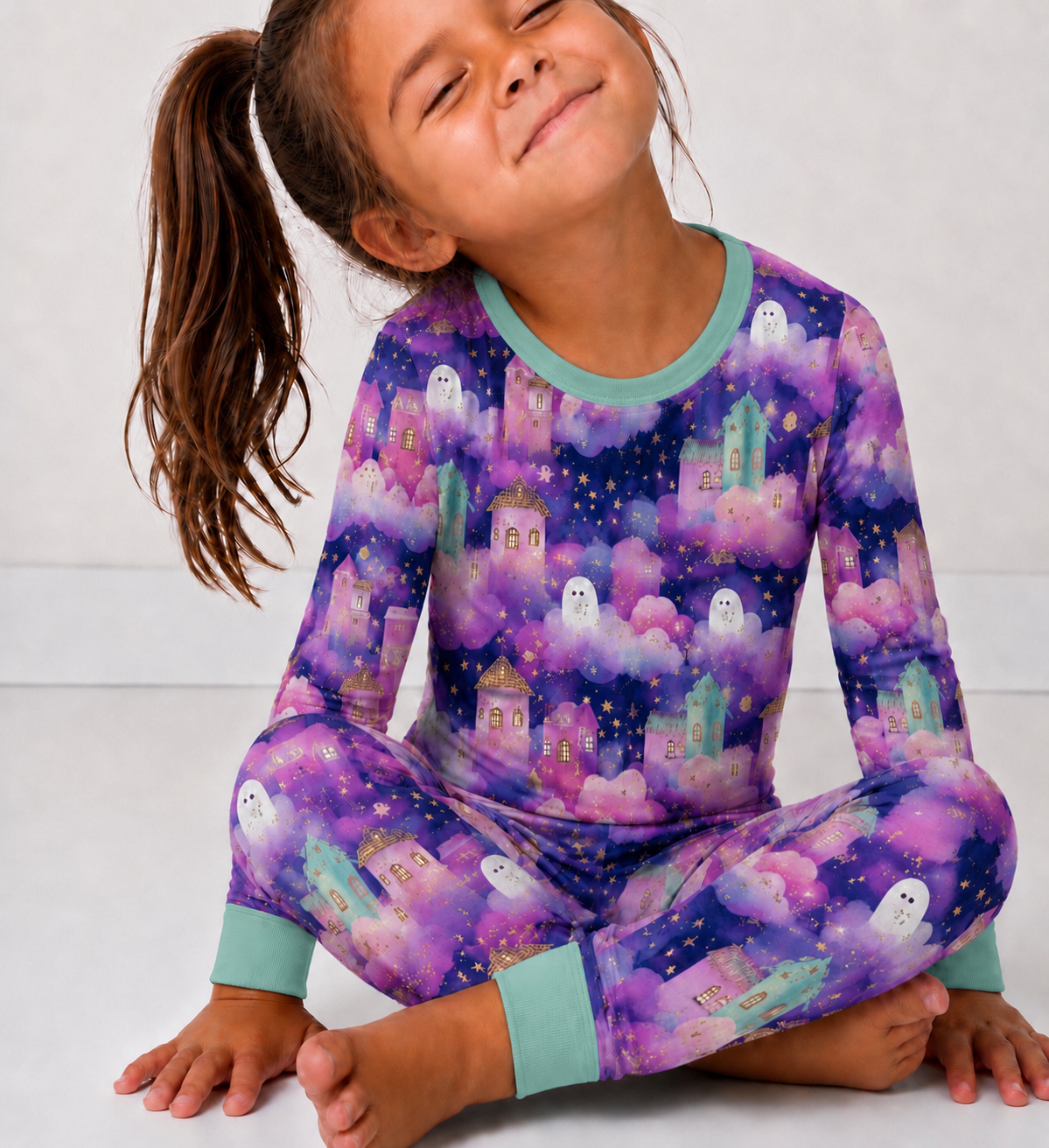 Ghost Castle long sleeve/pants set