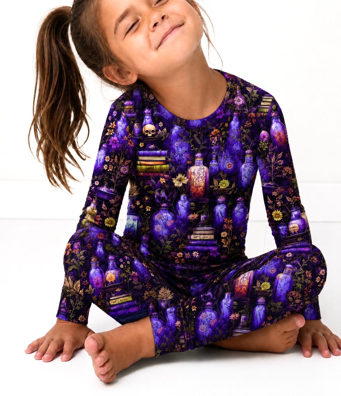 Purple Potions long sleeve/pants set