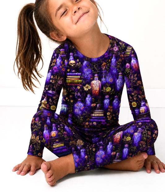 Purple Potions long sleeve/pants set