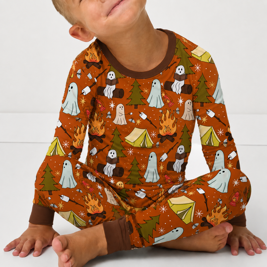 Ghosts Gone Camping long sleeve/pants set