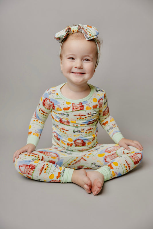 Farmer Two Piece PJ Set