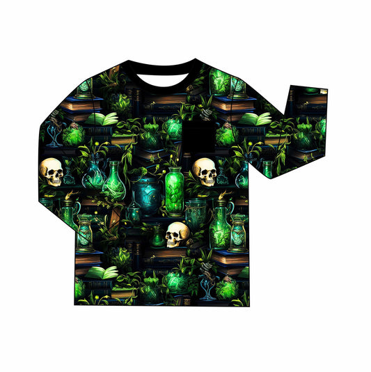 Green Potions long sleeve pocket tee