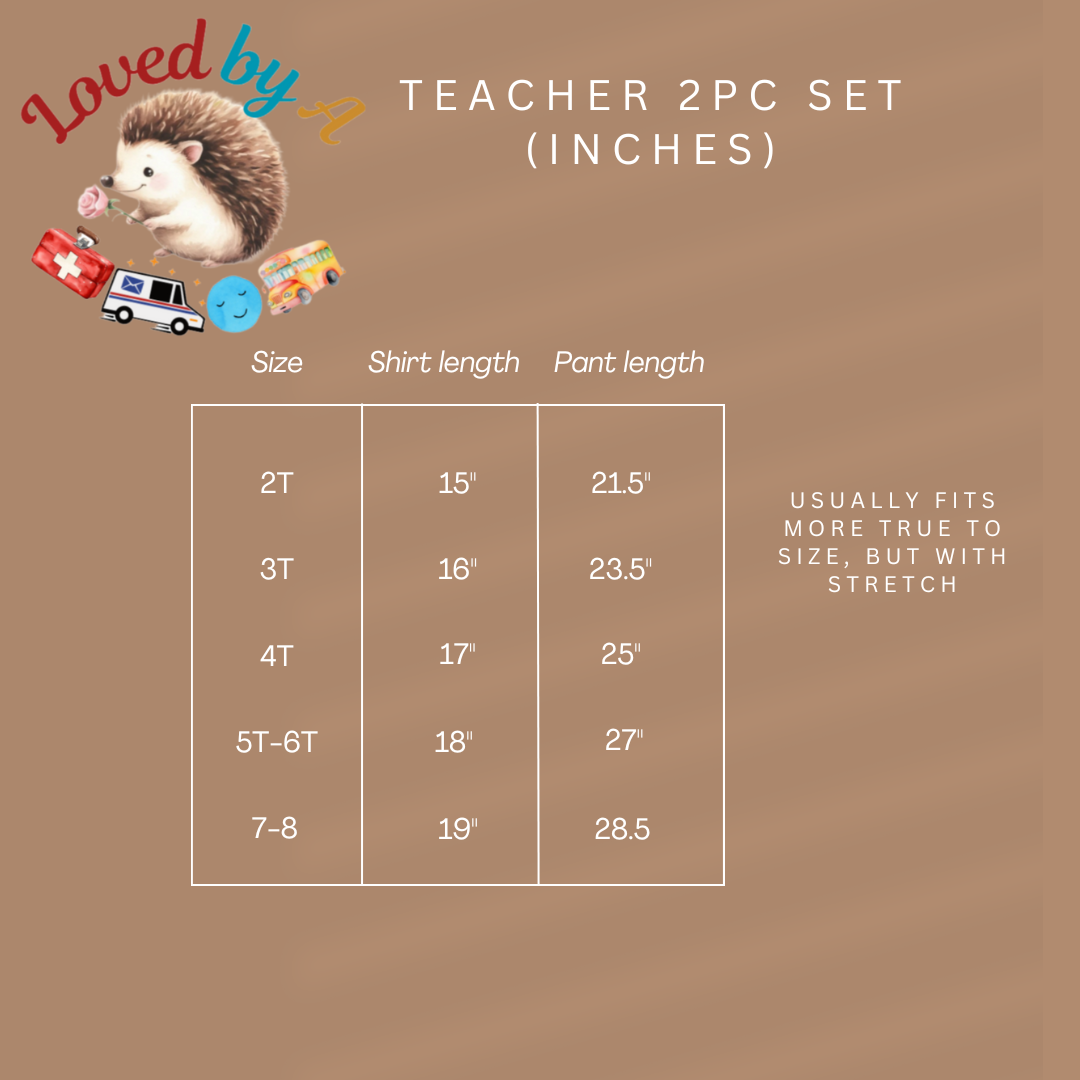 Teacher two piece set