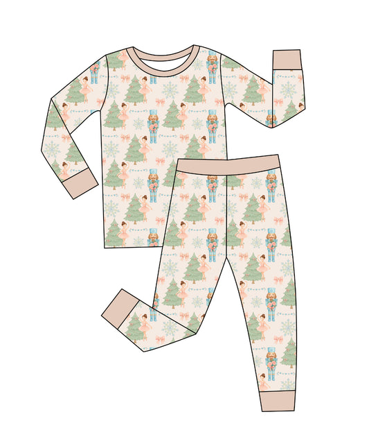 Ballerina Christmas PJ set