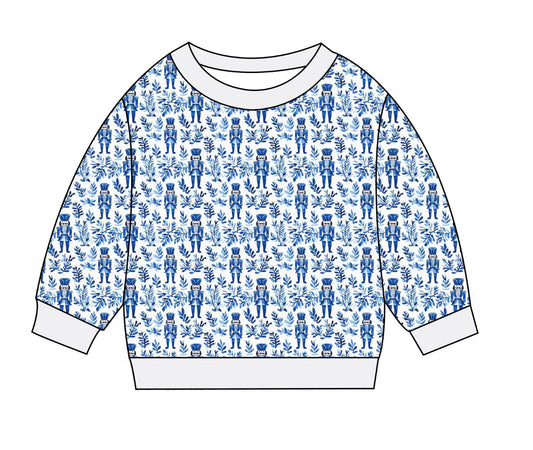 Blue Nutcracker Crewneck (Kids/Adults)