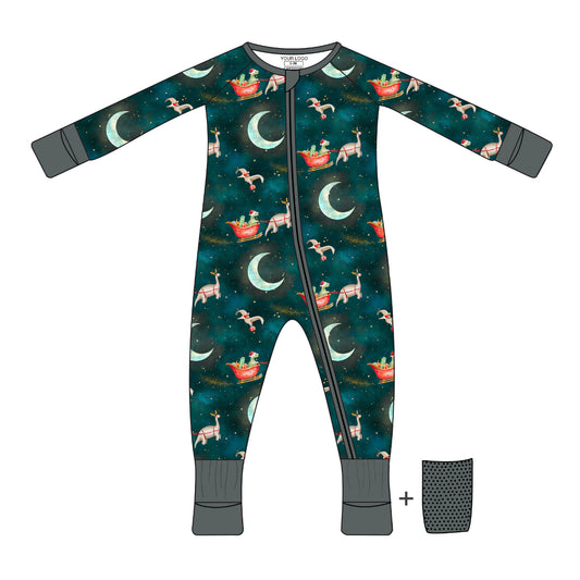 Dino Sled Convertible Footie